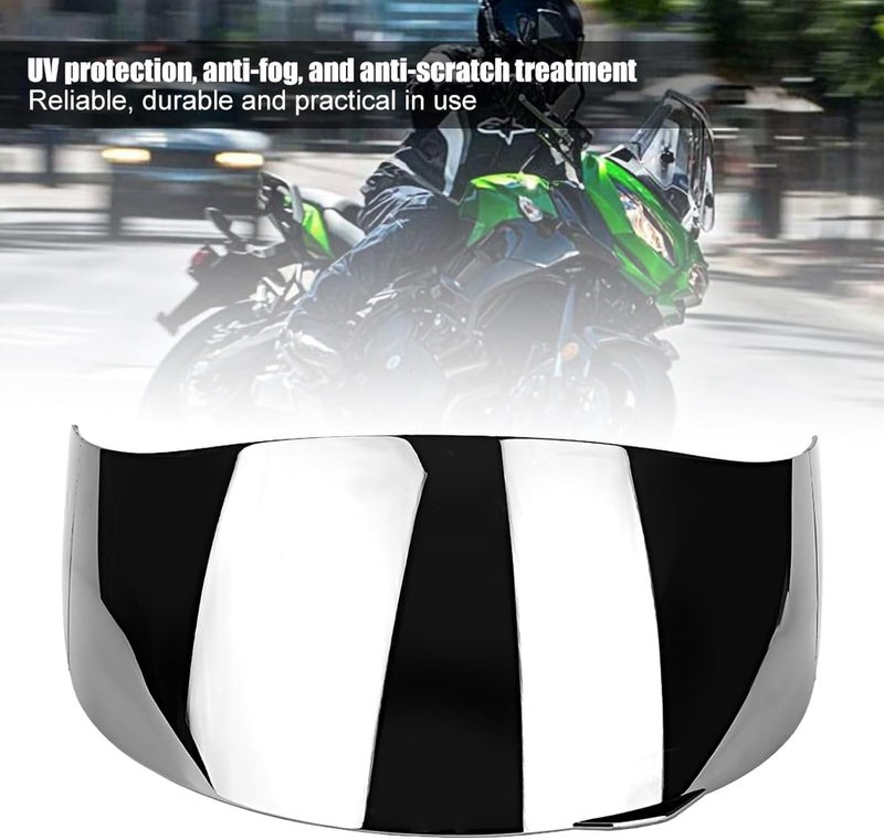 Espusta Motorcycle Helmet Face Shield Replacements, Motorcycle Helmet Visor Compatible with AGV K1 K1S K3 SV K5 K5S UV Protection (Silver) - Image 3